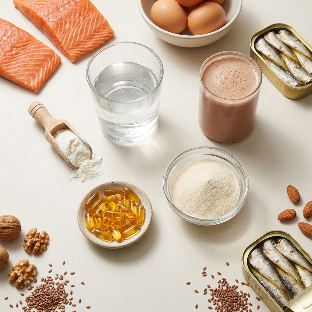 Suplementos e seus alimentos-fonte